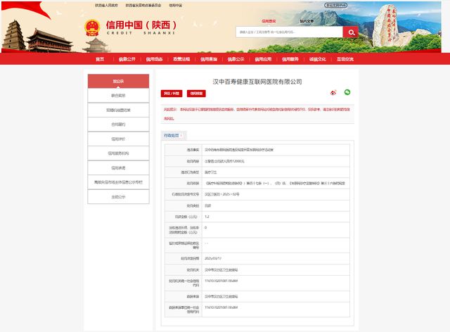 因不正当价格行为，西安美莱医学美容医院有限公司被警告，被处罚1.5万元