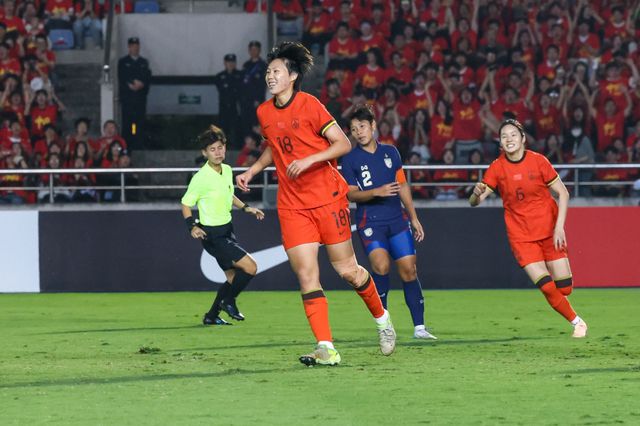 中国女足5-1大胜泰国女足，卫冕永川国际女足锦标赛冠军