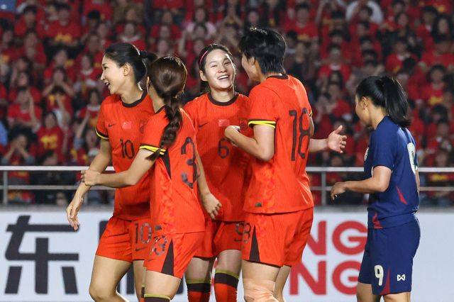 中国女足5-1大胜泰国女足，卫冕永川国际女足锦标赛冠军