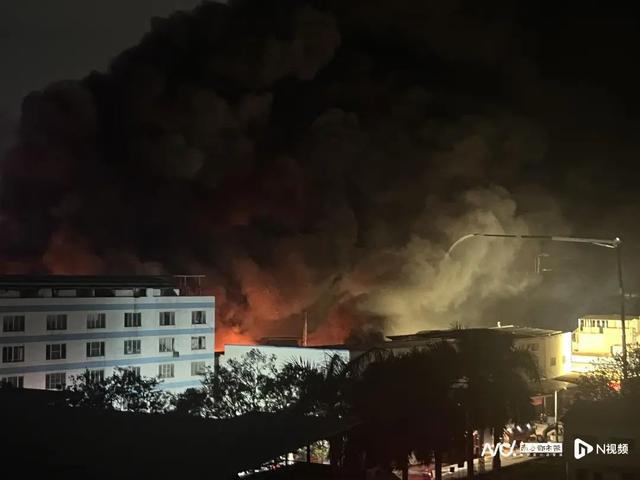 广东佛山一工业园突发火灾，“有爆炸声传出”！无伤亡
