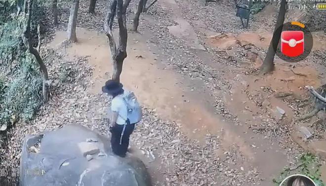别人背上山的两箱矿泉水，竟被一女驴友故意推到山下，监控曝出