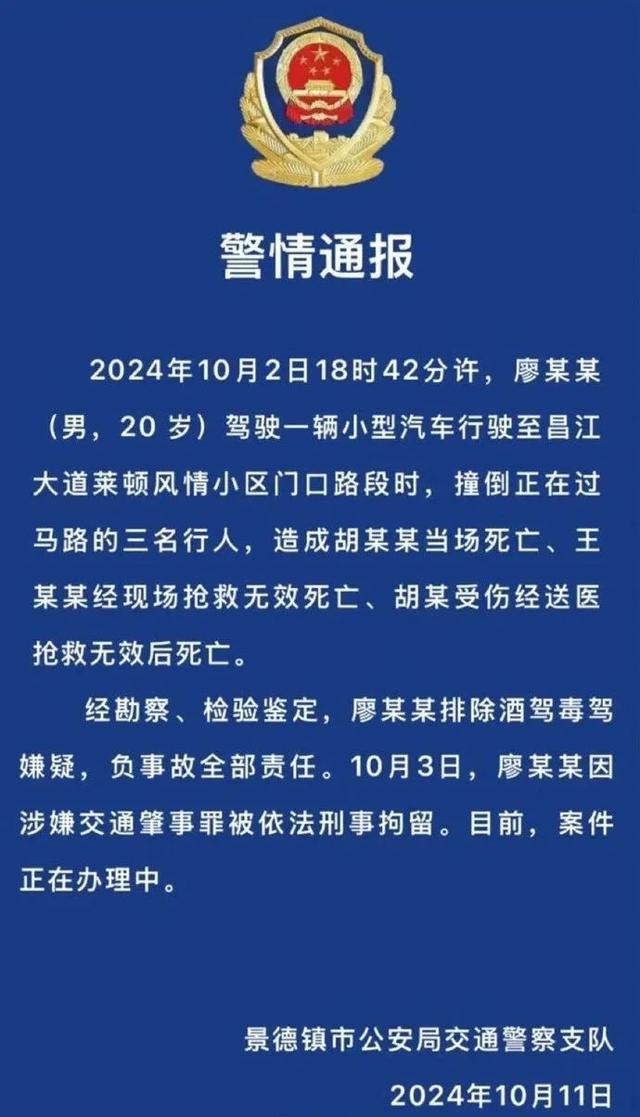 “一家三口被撞身亡”家属不舍扔儿媳喝过的水，肇事者父亲：撞死人是天灾
