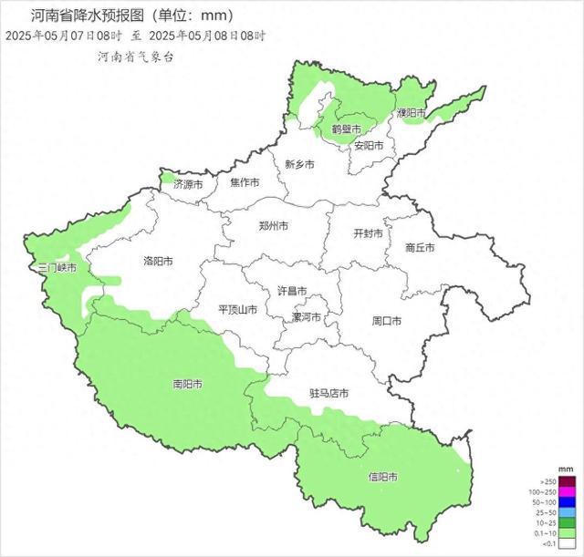 河南东部、南部中到大雨，局部暴雨，警惕强对流