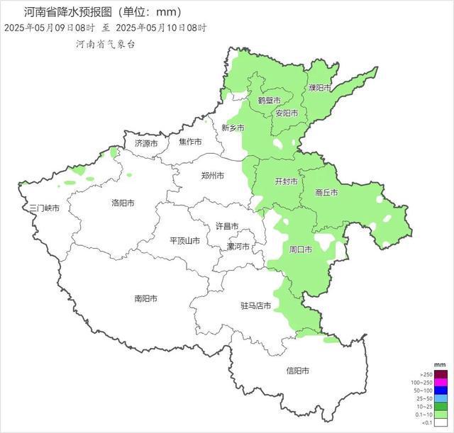 河南东部、南部中到大雨，局部暴雨，警惕强对流